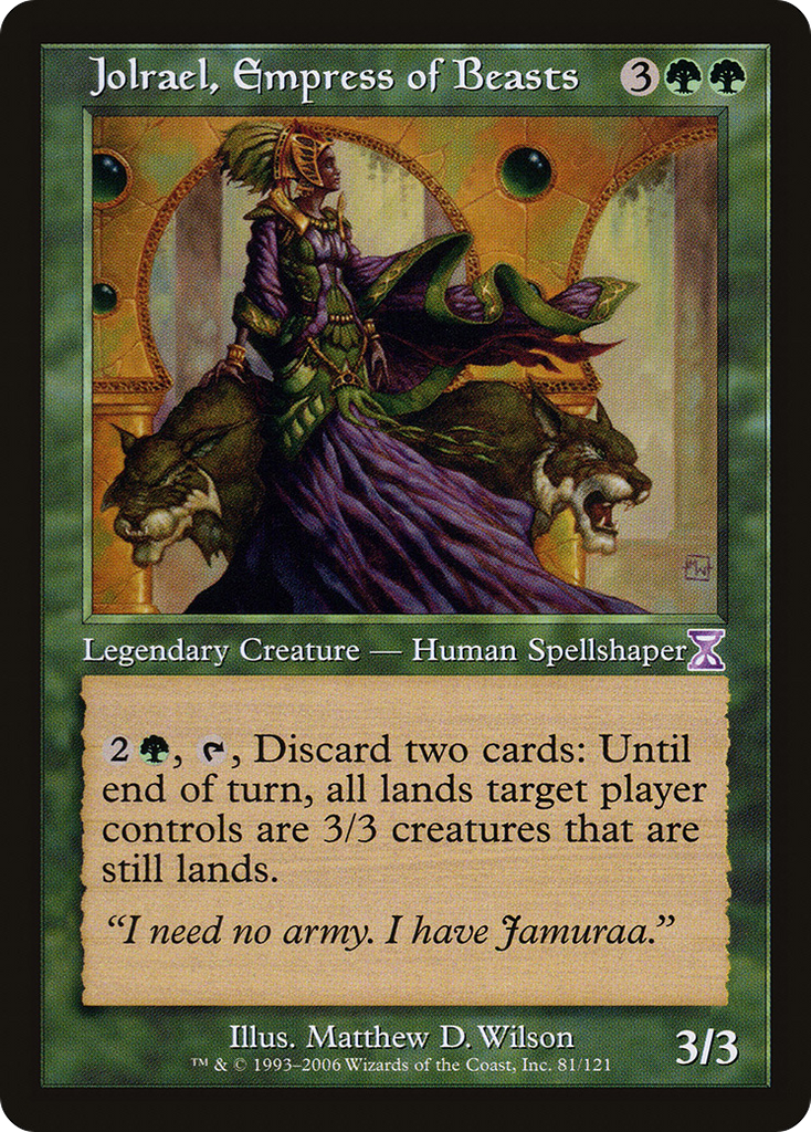 Magic: The Gathering - Jolrael, Empress of Beasts - Time Spiral Timeshifted