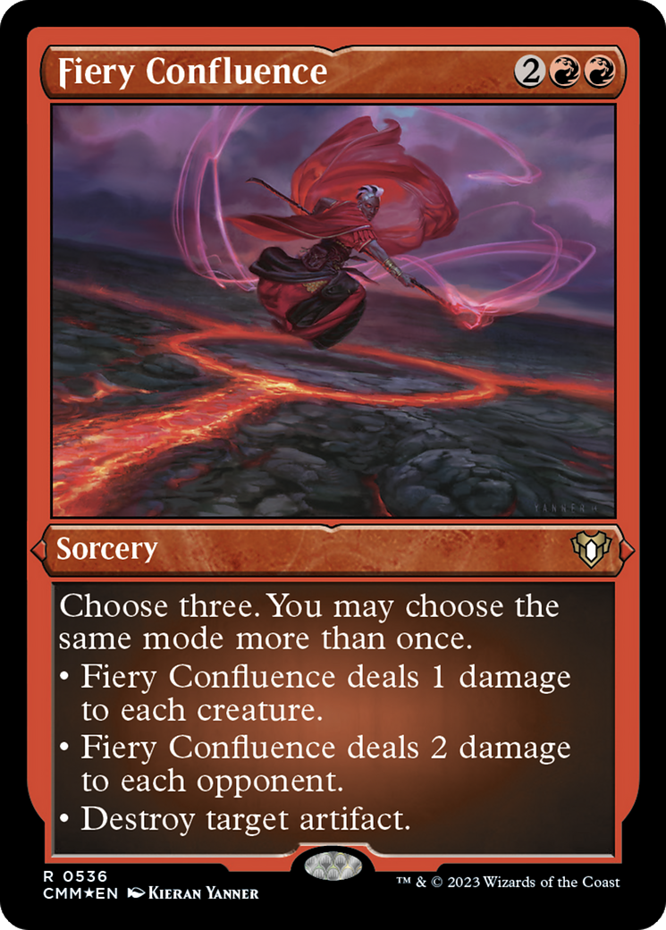 Magic: The Gathering - Fiery Confluence Foil - Commander Masters