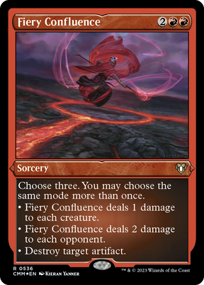 Magic: The Gathering - Fiery Confluence Foil - Commander Masters