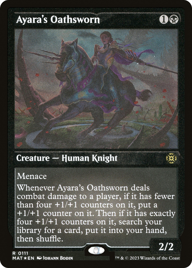 Magic: The Gathering - Ayara's Oathsworn Foil - March of the Machine: The Aftermath