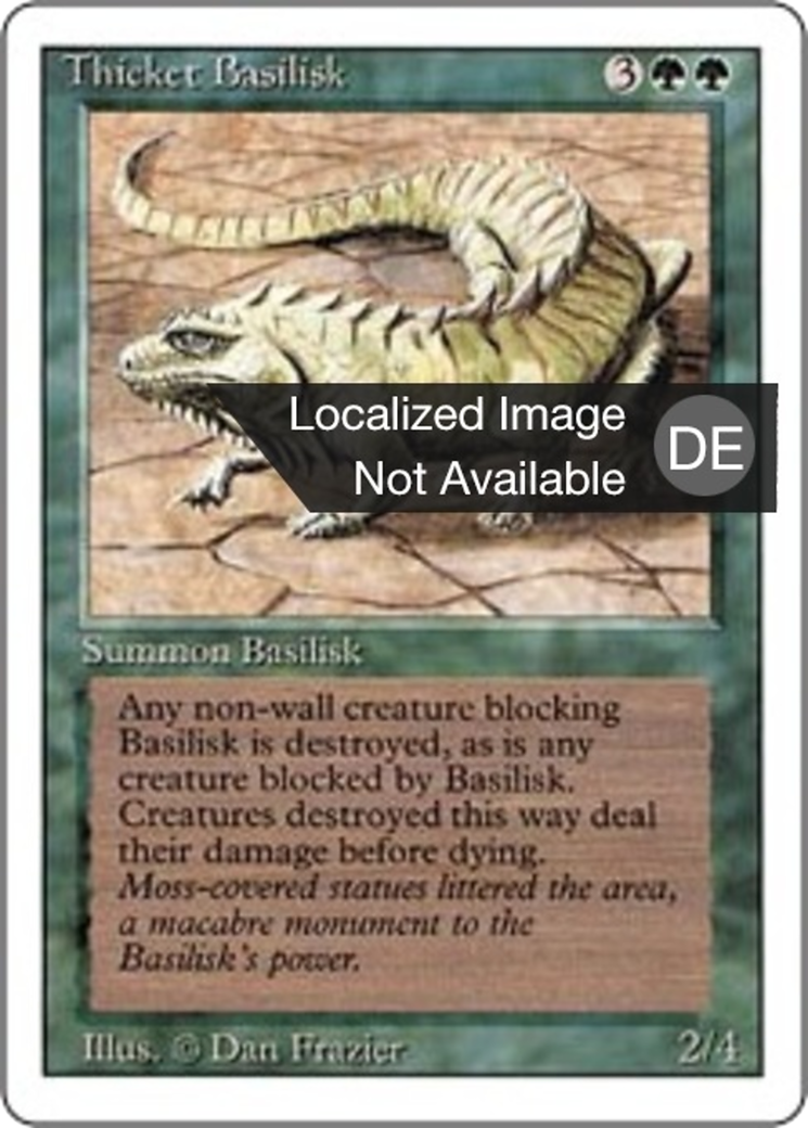 Magic: The Gathering - Buschbasilisk - Revised Edition