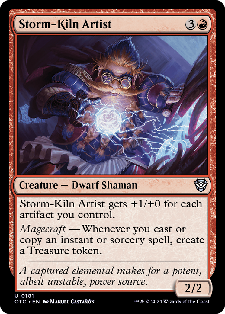 Magic: The Gathering - Storm-Kiln Artist - Outlaws of Thunder Junction Commander