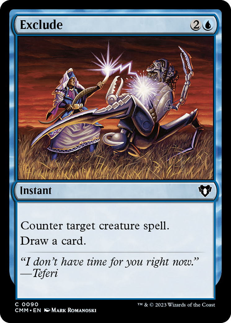 Magic: The Gathering - Exclude Foil - Commander Masters