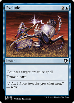 Magic: The Gathering - Exclude - Commander Masters