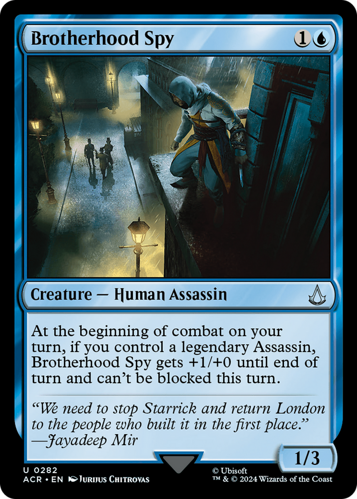 Magic: The Gathering - Brotherhood Spy - Assassin's Creed