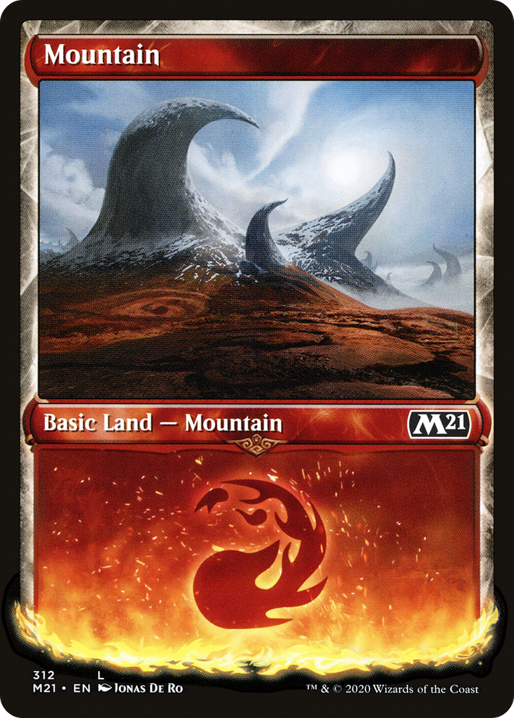 Magic: The Gathering - Mountain - Core Set 2021