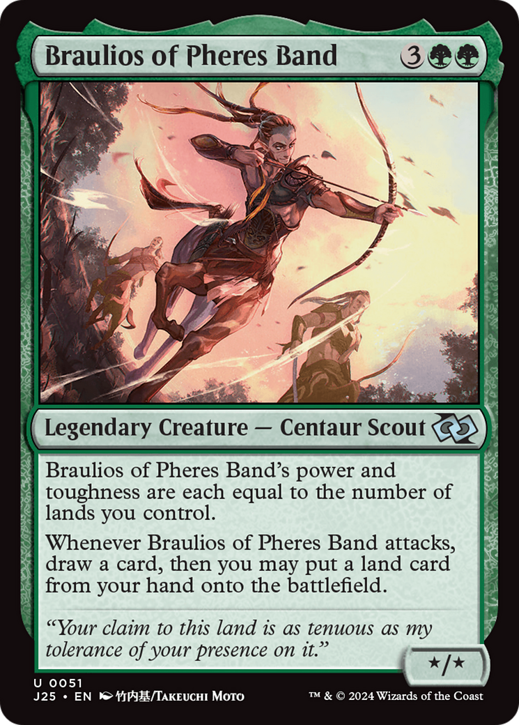 Magic: The Gathering - Braulios of Pheres Band - Foundations Jumpstart