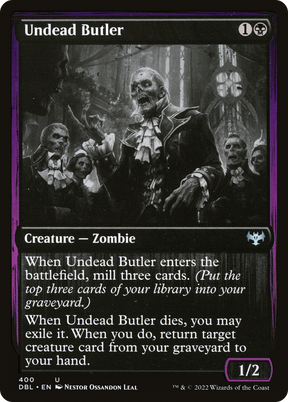 Magic: The Gathering - Undead Butler - Innistrad: Double Feature