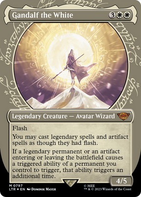 Magic: The Gathering - Gandalf the White Foil - The Lord of the Rings: Tales of Middle-earth
