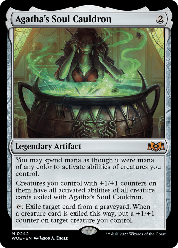 Magic: The Gathering - Agatha's Soul Cauldron Foil - Wilds of Eldraine