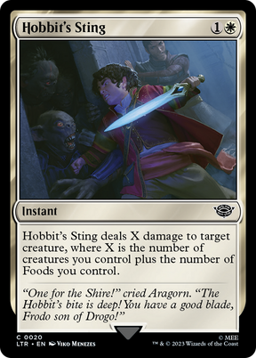 Magic: The Gathering - Hobbit's Sting Foil - The Lord of the Rings: Tales of Middle-earth