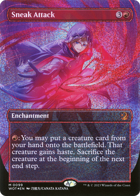 Magic: The Gathering - Sneak Attack Foil - Wilds of Eldraine: Enchanting Tales