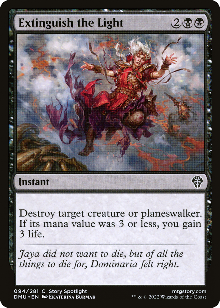 Magic: The Gathering - Extinguish the Light Foil - Dominaria United