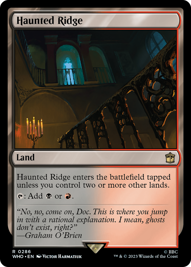 Magic: The Gathering - Haunted Ridge - Doctor Who