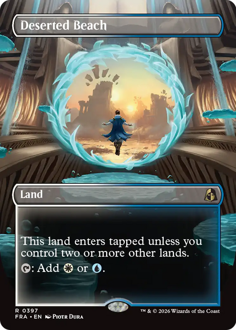 Magic: The Gathering - Deserted Beach - Reality Fracture