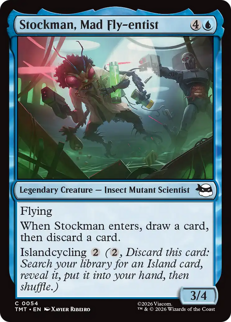 Magic: The Gathering - Stockman, Mad Fly-entist - Teenage Mutant Ninja Turtles