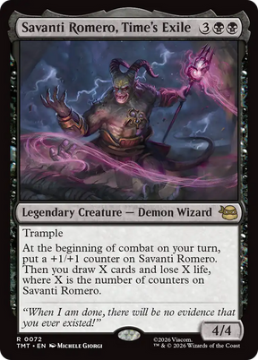 Magic: The Gathering - Savanti Romero, Time's Exile Foil - Teenage Mutant Ninja Turtles