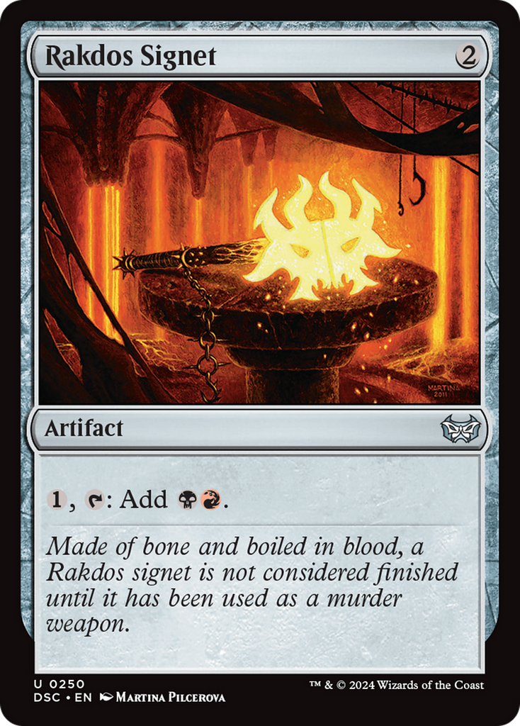 Magic: The Gathering - Rakdos Signet - Duskmourn: House of Horror Commander