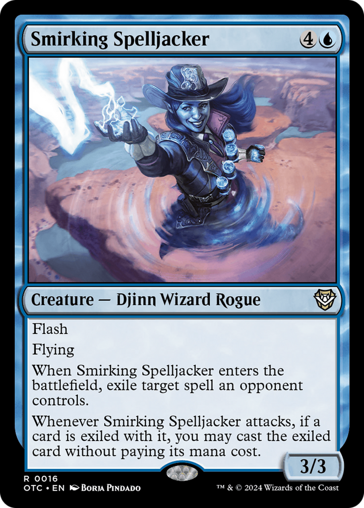 Magic: The Gathering - Smirking Spelljacker - Outlaws of Thunder Junction Commander