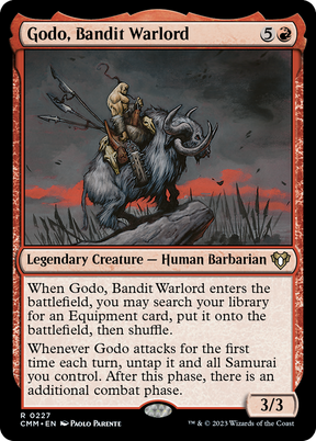 Magic: The Gathering - Godo, Bandit Warlord - Commander Masters