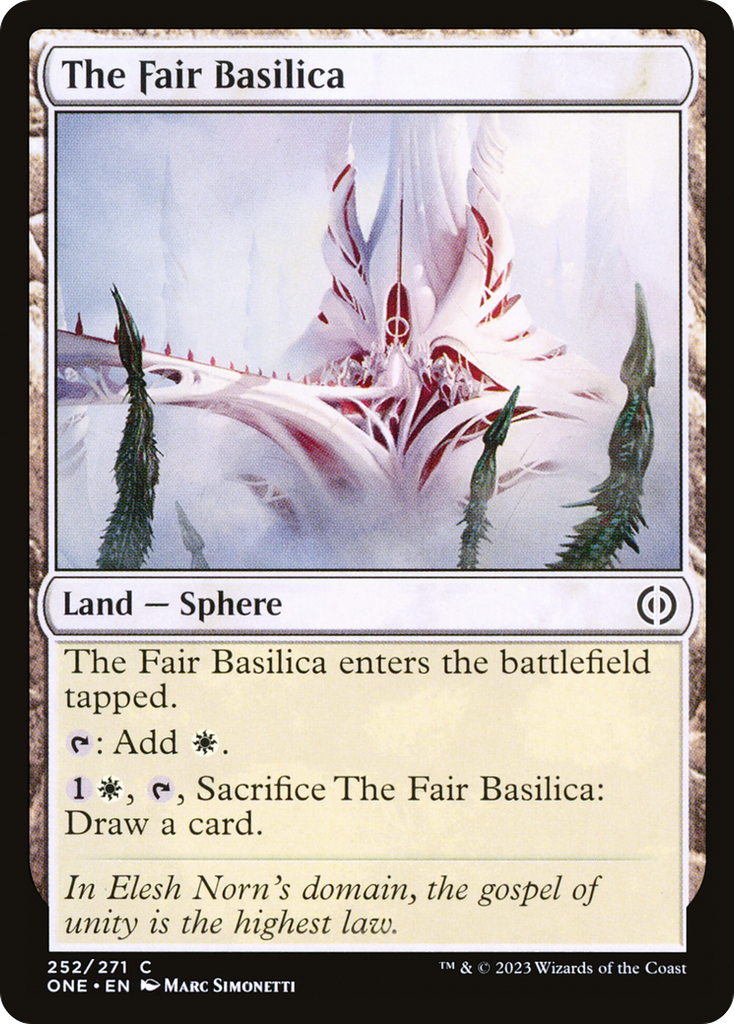 Magic: The Gathering - The Fair Basilica - Phyrexia: All Will Be One