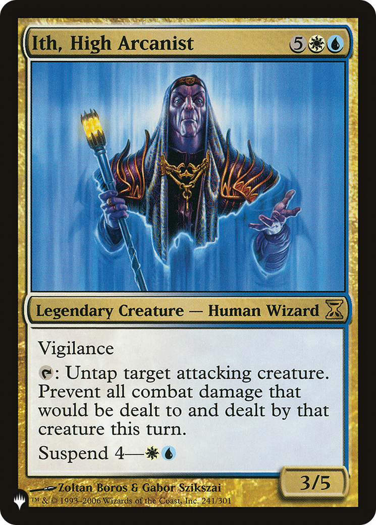 Magic: The Gathering - Ith, High Arcanist - The List