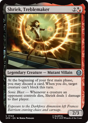 Magic: The Gathering - Shriek, Treblemaker Foil - Marvel's Spider-Man