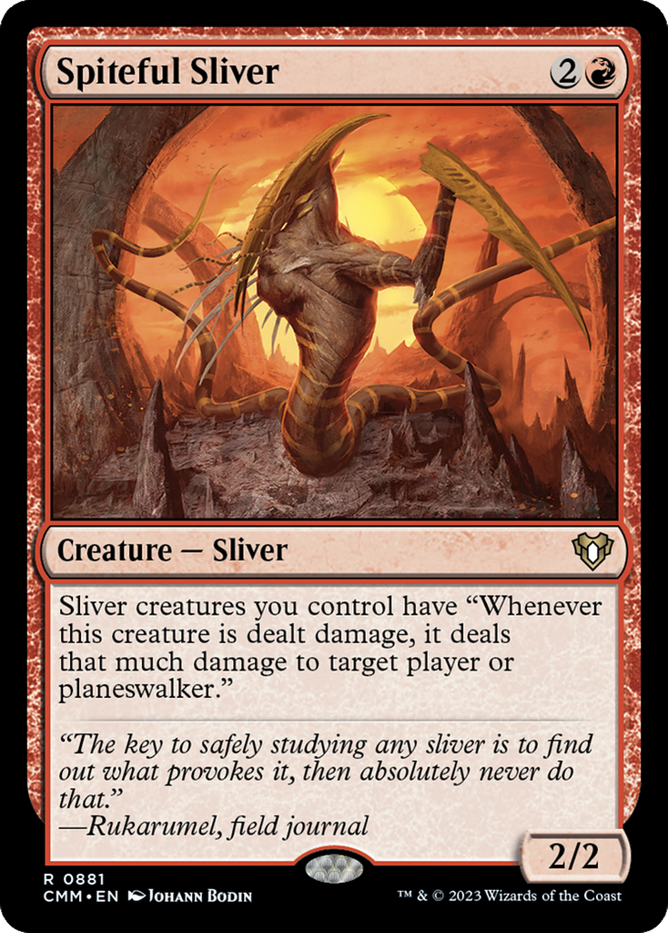 Magic: The Gathering - Spiteful Sliver - Commander Masters