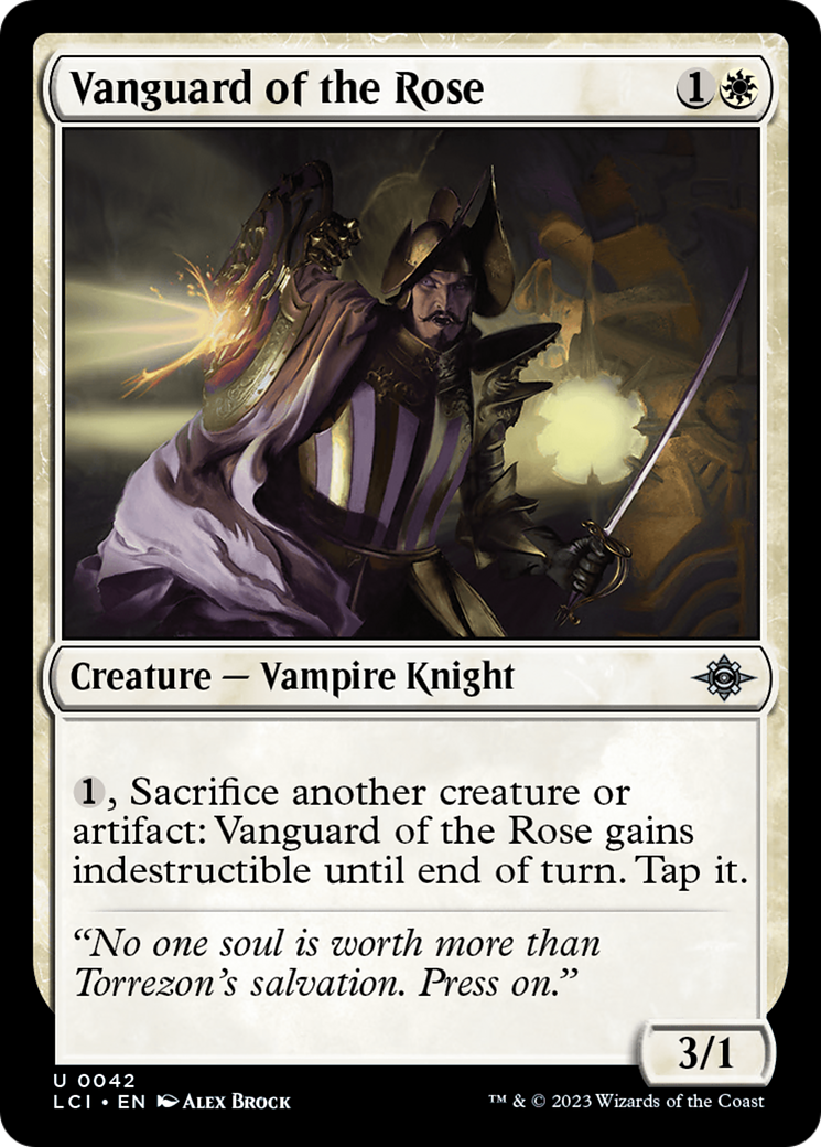 Magic: The Gathering - Vanguard of the Rose Foil - The Lost Caverns of Ixalan
