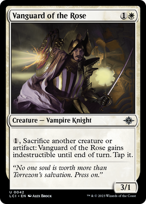 Magic: The Gathering - Vanguard of the Rose Foil - The Lost Caverns of Ixalan
