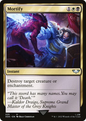 Magic: The Gathering - Mortify - Warhammer 40000 Commander