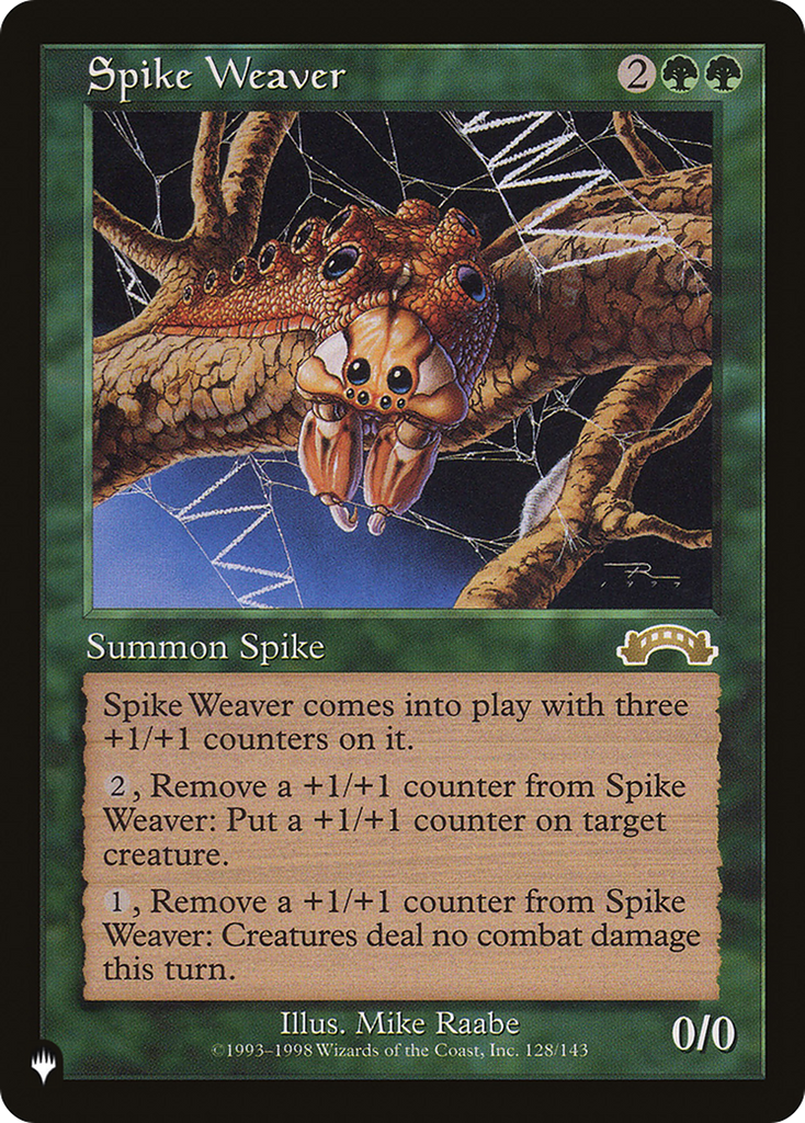 Magic: The Gathering - Spike Weaver - The List