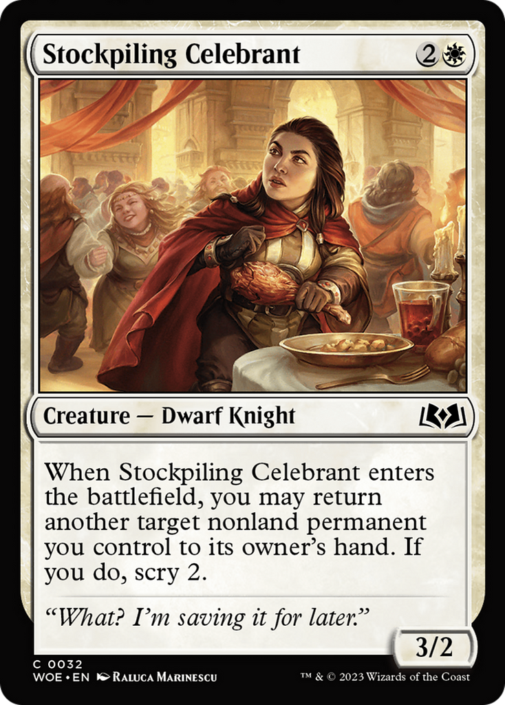 Magic: The Gathering - Stockpiling Celebrant - Wilds of Eldraine