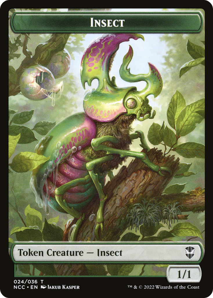 Magic: The Gathering - Insect Token - New Capenna Commander Tokens