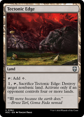 Magic: The Gathering - Tectonic Edge - Modern Horizons 3 Commander