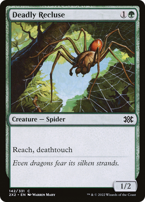 Magic: The Gathering - Deadly Recluse Foil - Double Masters 2022