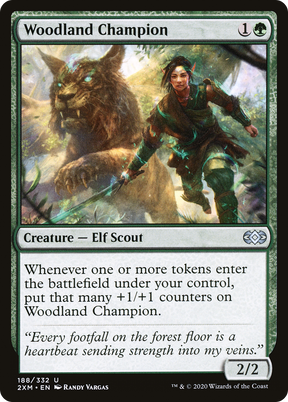 Magic: The Gathering - Woodland Champion Foil - Double Masters