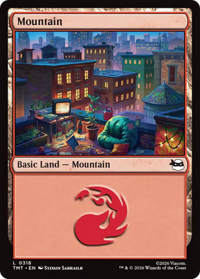 Magic: The Gathering - Mountain - Teenage Mutant Ninja Turtles