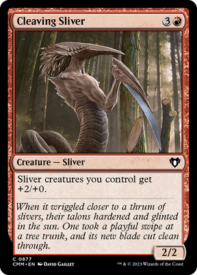 Magic: The Gathering - Cleaving Sliver - Commander Masters