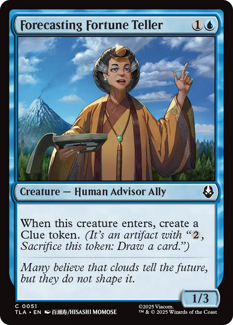 Magic: The Gathering - Forecasting Fortune Teller Foil - Avatar: The Last Airbender