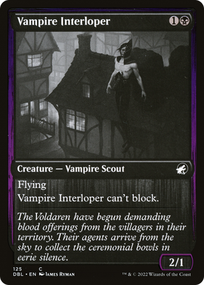 Magic: The Gathering - Vampire Interloper Foil - Innistrad: Double Feature