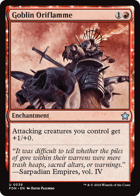 Magic: The Gathering - Goblin Oriflamme - Foundations