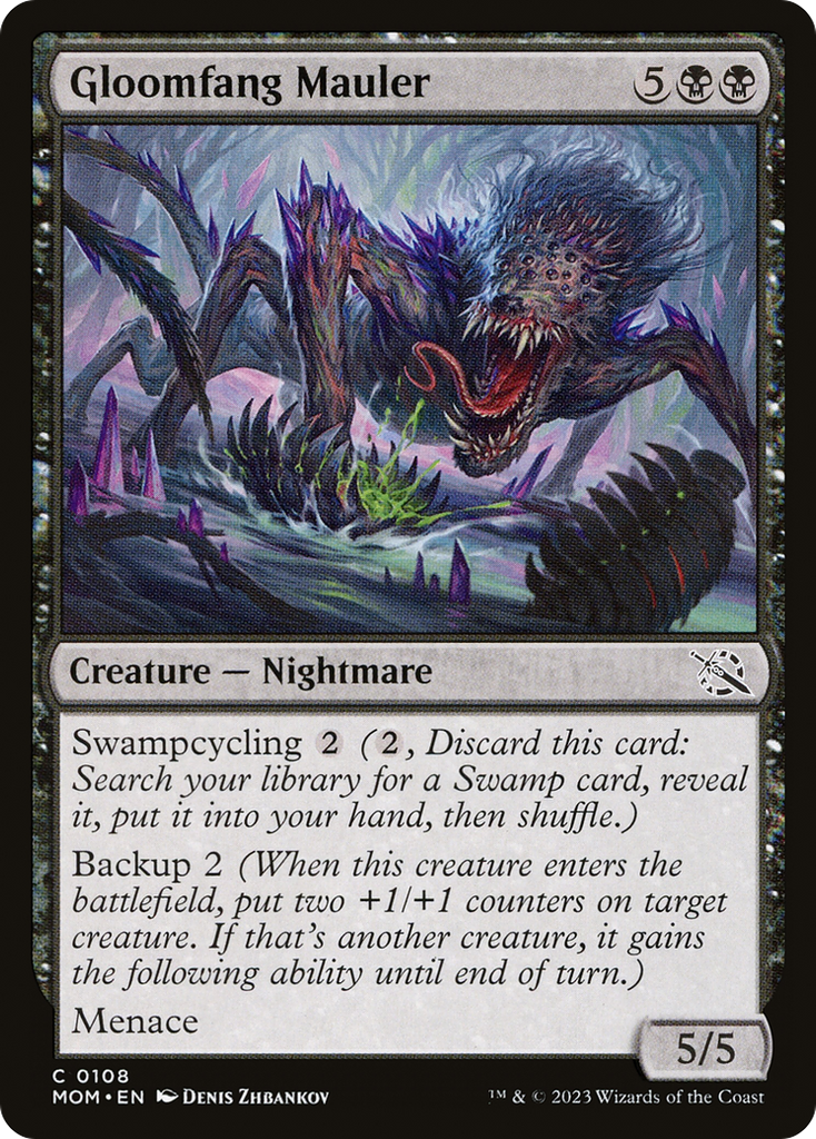 Magic: The Gathering - Gloomfang Mauler Foil - March of the Machine