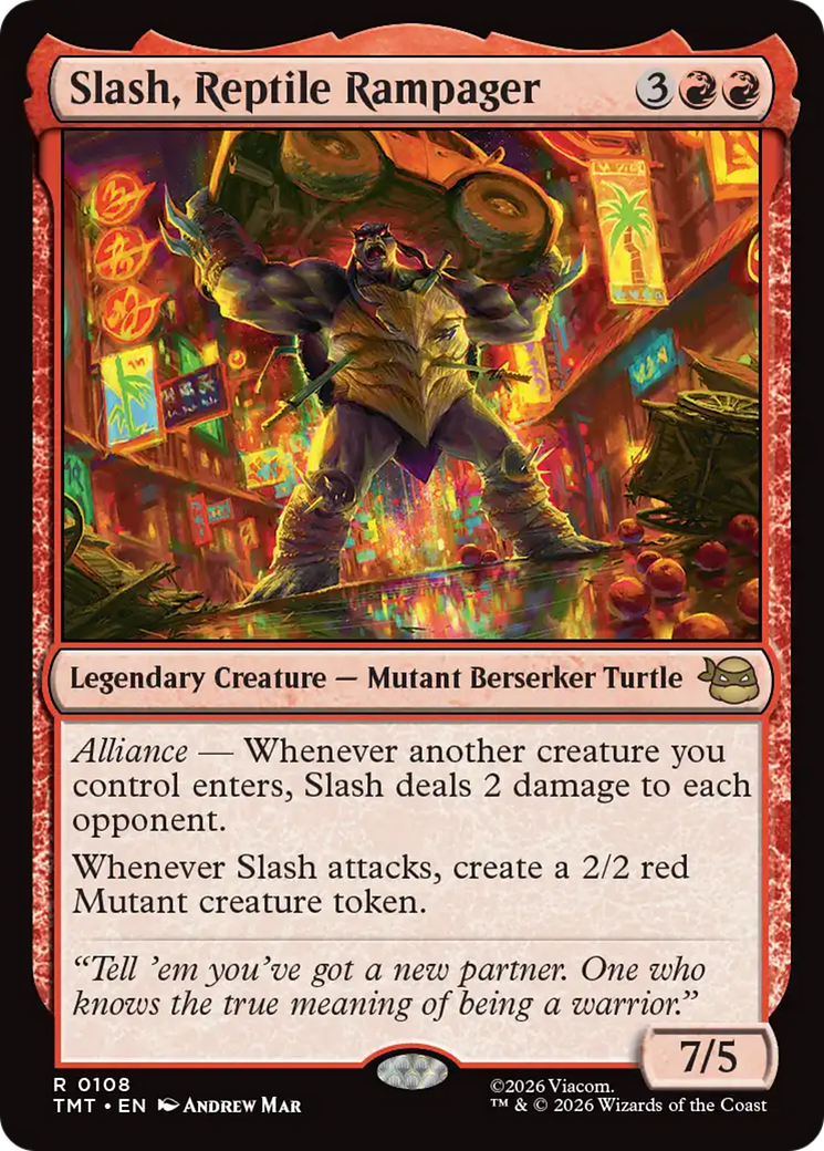 Magic: The Gathering - Slash, Reptile Rampager - Teenage Mutant Ninja Turtles