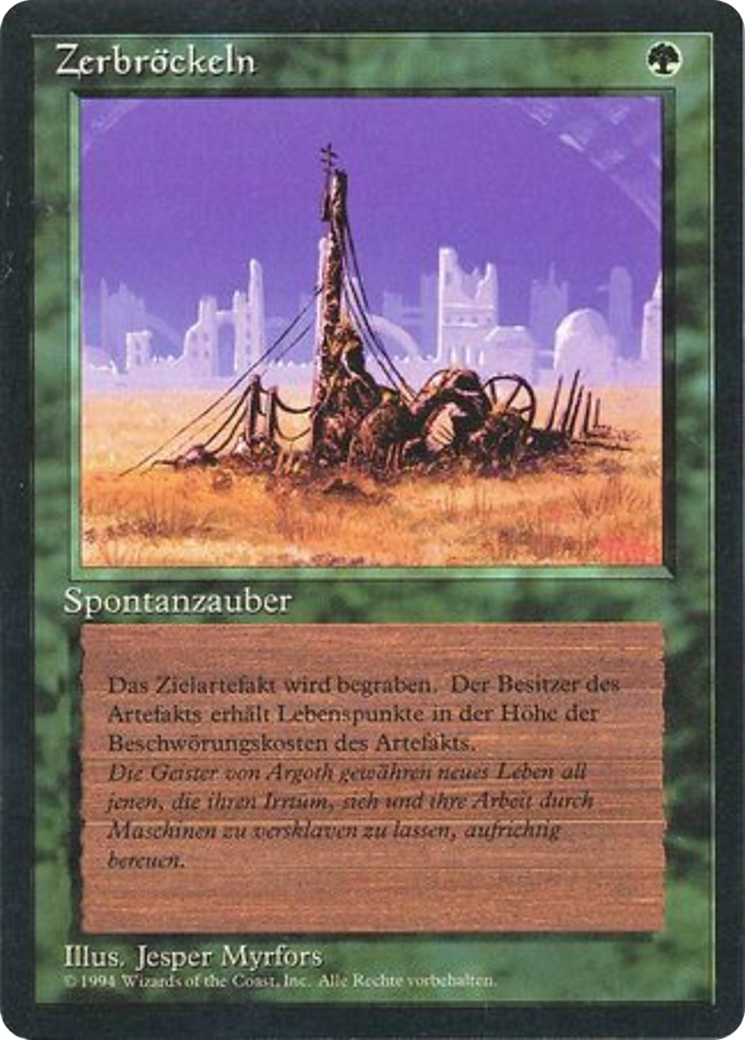 Magic: The Gathering - Zahn der Zeit - Foreign Black Border