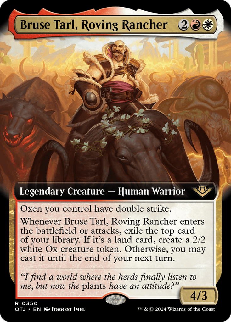 Magic: The Gathering - Bruse Tarl, Roving Rancher - Outlaws of Thunder Junction