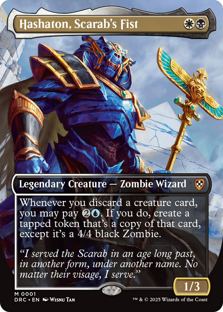 Magic: The Gathering - Hashaton, Scarab's Fist - Aetherdrift Commander