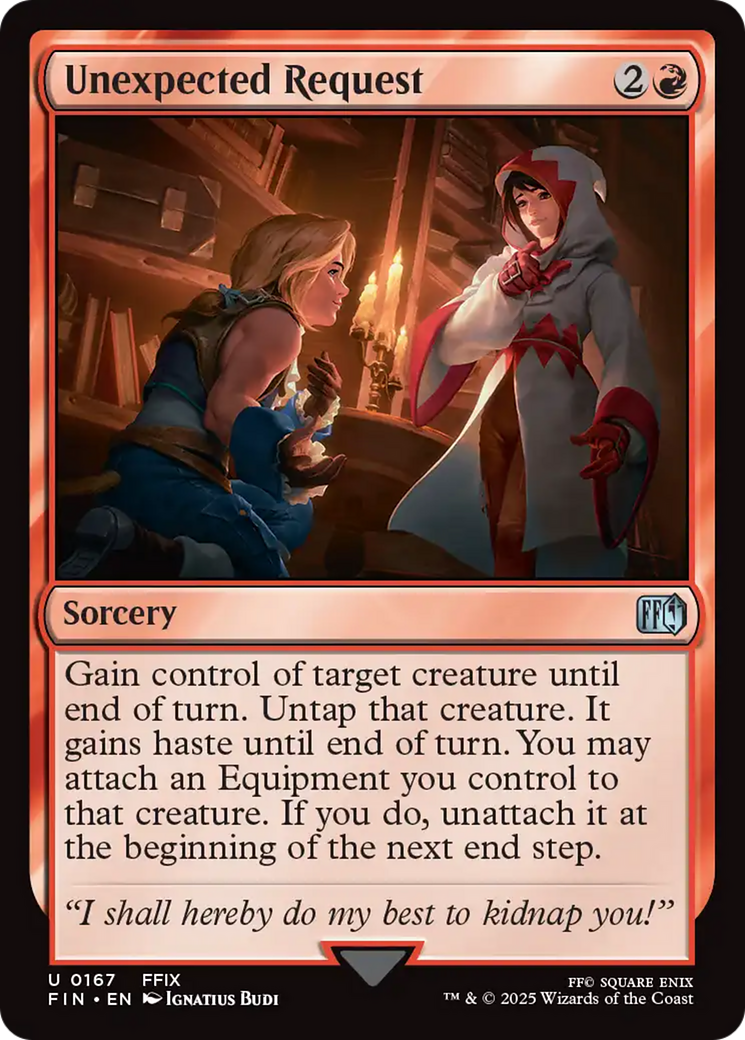 Magic: The Gathering - Unexpected Request Foil - Final Fantasy