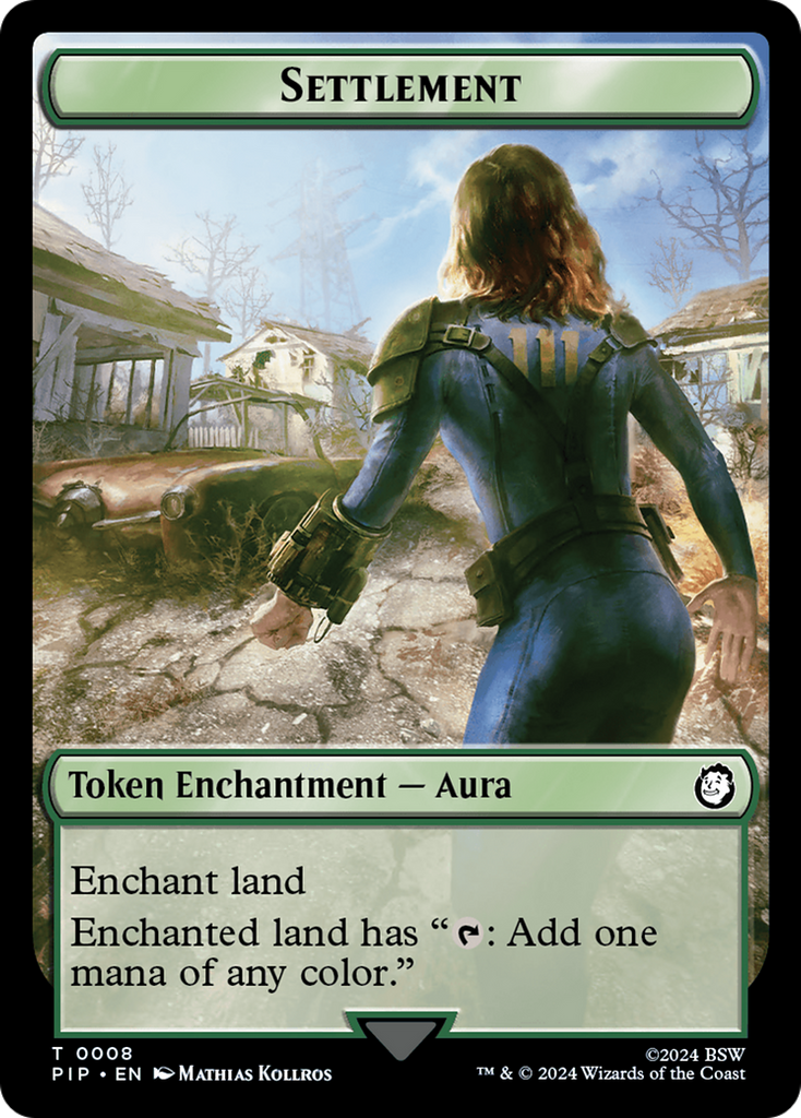 Magic: The Gathering - Settlement Token - Fallout Tokens