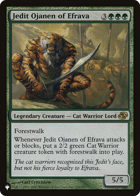 Magic: The Gathering - Jedit Ojanen of Efrava - The List